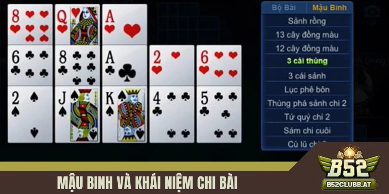 Mậu binh và khái niệm chi bài Mậu binh và khái niệm chi bài