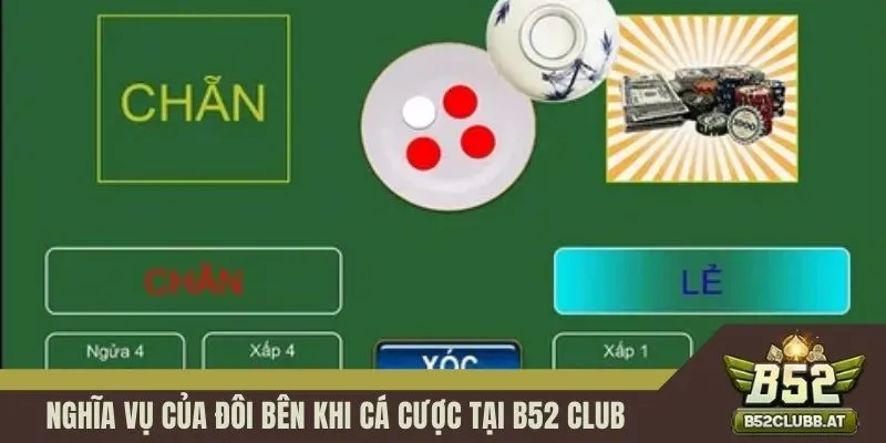 Nghĩa vụ của đôi bên khi cá cược tại B52 CLUB Nghĩa vụ của đôi bên khi cá cược tại B52 CLUB
