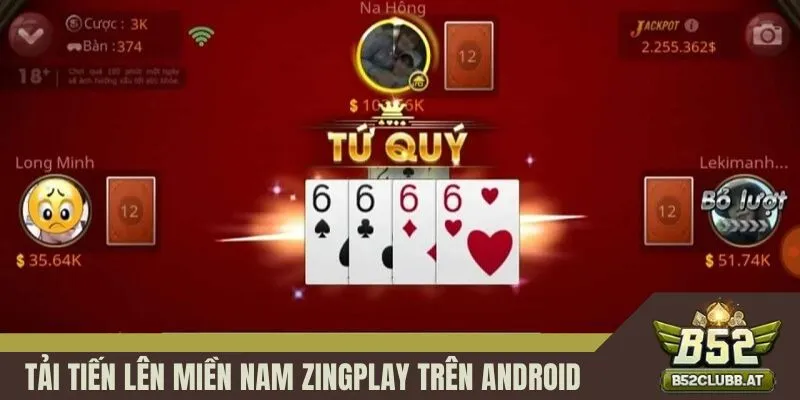 Tải Tiến Lên Miền Nam Zingplay trên android Tải Tiến Lên Miền Nam Zingplay trên android