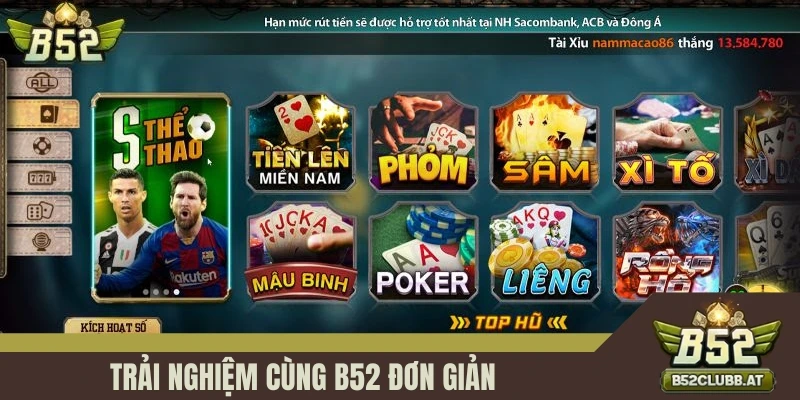 Trải nghiệm cùng b52club đơn giản Trải nghiệm cùng b52club đơn giản